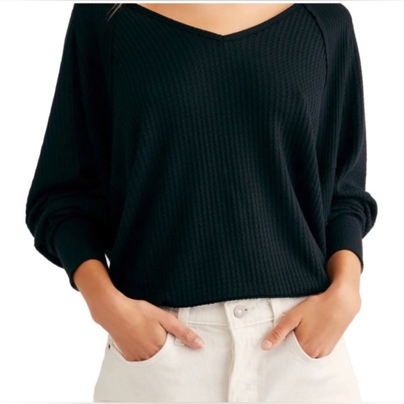 Free people Santa Clara thermal black - Picture 2 of 4